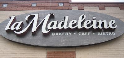 La Madeleine sign in